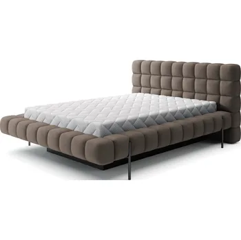 Postel Dvoulůžková postel MAGENTTA 140x200 se zvedacím roštem Amore 20 světle hnědá