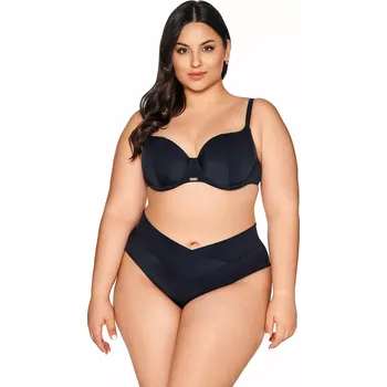 Dámské plavky Spodní díl plavek Ava SF 13/15/B Black Brazilian S-3XL černá XL-42