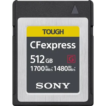 Paměťová karta SONY CFexpress 512GB TOUGH Typ B