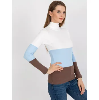 Dámská halenka Dámská halenka RV BZ 8465 1.37P bílá a modrá - FPrice jedna velikost