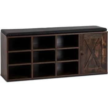 Botník Botník s Místem k Sezení Lavice 100cm do Předsíně Dub Rustikální ARYA