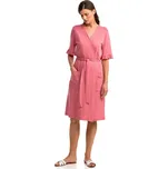 Dámský těhotenský župan Vamp 14013 tmavě růžová L