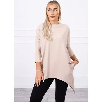 Dámská mikina Mikina s potiskem jízdního kola béžová UNI