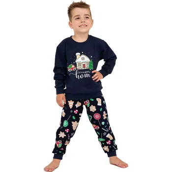 Chlapecké pyžamo Chlapecké pyžamo 593/157 Home - CORNETTE tmavě modrá 98/104