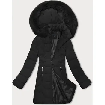 Černá dámská bunda s kapucí J Style (16M9121-392) odstíny černé XL (42)