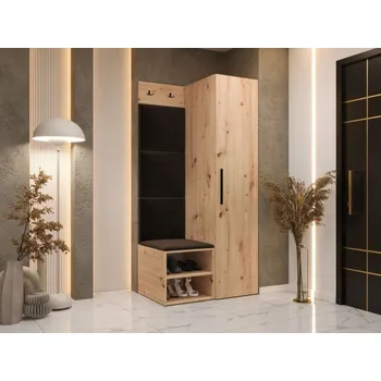 Ložnice Předsíň Hekurt III, Barva: dub artisan, Barva látek:: Manila 04 MIRJAN 5903211432613