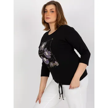 Dámská halenka Dámská halenka RV BZ 8457.47P černá - FPrice jedna velikost