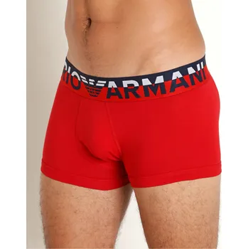 Boxerky Pánské boxerky 111389 3F516 00774 červené - Emporio Armani L