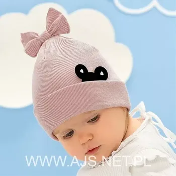 Čepice AJS 50-025 dětská čepice fuchsie 44-46 cm