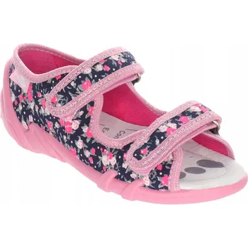 Dívčí bačkory Ren but 33-378 Sandály papuče s vroubkovaným profilem, velikost 30