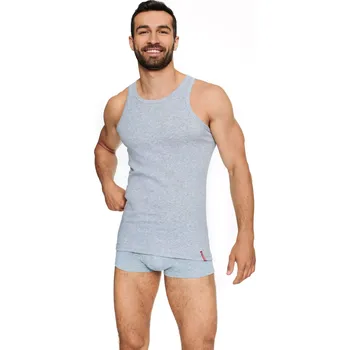 Pánské tílko Pánský nátělník 1480 grey - HENDERSON šedá XL