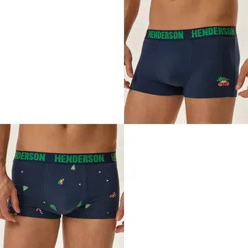 Boxerky Pánské boxerky 2 pack 41926 Jury - HENDERSON tmavě modrá L