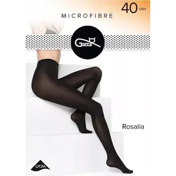 Dámské punčochy Punčocháče Gatta Rosalia 40 den 6-XXL Blu jeans 6-XXL