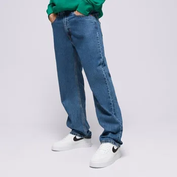 Pánské kalhoty Levi's Kalhoty 565 97 Loose Straight Med Indigo Modrá 32/32