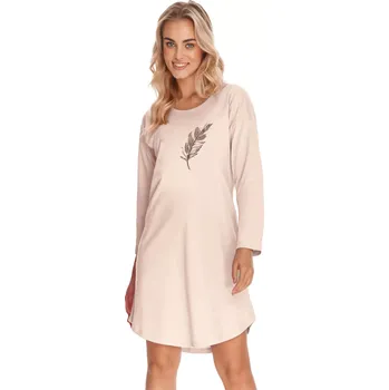 Dámská noční košilka 3288 Jane - TARO béžová XL