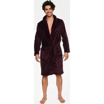 Pánský župan Župan Trick 40067-93X Maroon - Henderson M