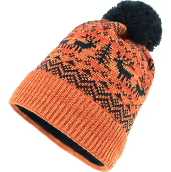 Módní doplněk Rudolf Černá a oranžová čepice - Art of Polo Univerzální