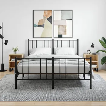 Noční stolek Noční stolky 2 ks hnědý dub 40 x 30 x 50 cm kompozitní dřevo