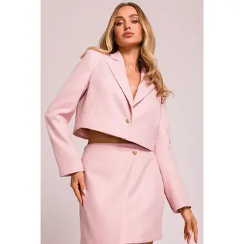 M853 Oříznuté sako - broskvové EU L