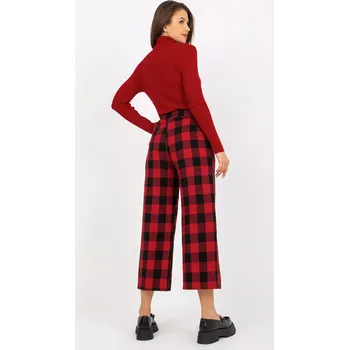 Dámské kalhoty Kalhoty LK SP 509097.20P černo-červené 38