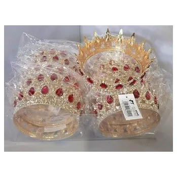 Karnevalový kostým Korona diadem metalowy MIX