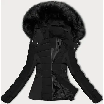 Černá krátká dámská zimní bunda S'west (B8308-1) odstíny černé XL (42)