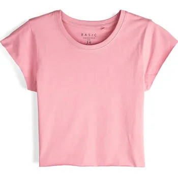 Dámské tričko GATE Základní bavlněné triko s neopracovaným lemem 34 225-1094/630