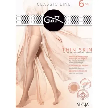 Dámské punčochy Dámské punčochové kalhoty THIN SKIN 6 DEN visone 3-M