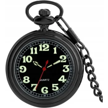 Hodinky Kapesní hodinky - kompas, časoměrka s řetízkem - luminiscenční