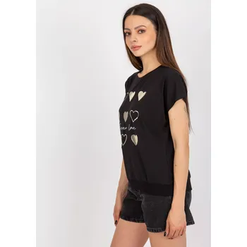 Dámská halenka Halenka RV BZ 8954.26P černá L/XL