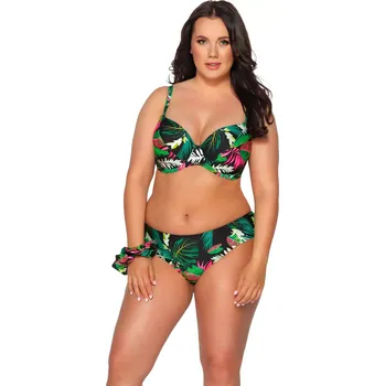 Dámské erotické kalhotky Dámské plavkové kalhotkybrazilky Ava SF 202/5 Tropical Island TROPICKÝ OSTROV S-36