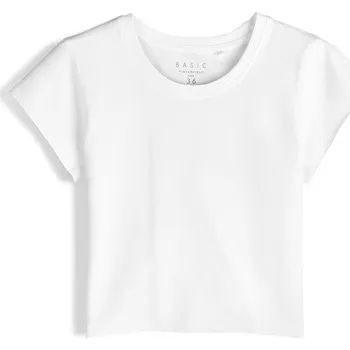 Dámské oblečení GATE Základní bavlněné triko s neopracovaným lemem 36 225-1094/10