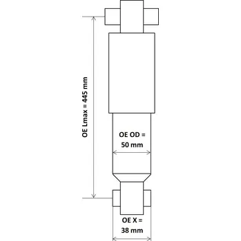 Tlumič pérování KYB 3450036