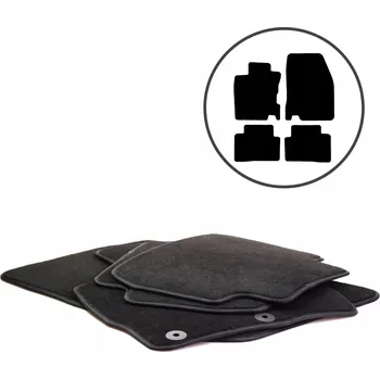 autokoberec Velurové autokoberce 4 ks