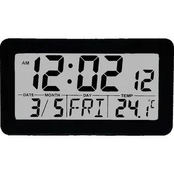 Budík Budík Perfect černý 18 cm