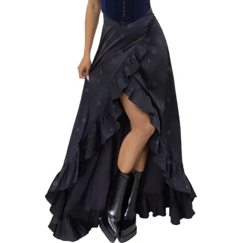 Dámská sukně sukně dámská KILLSTAR - Starveil - Black/Grey - XXL