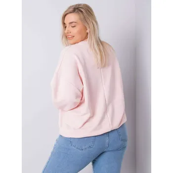 Dámská mikina Mikina RV BL 6316.16X světle růžová 3XL