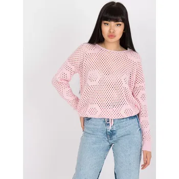 Dámský svetr Dámský svetr LC SW 0237.26P světle růžový jedna velikost