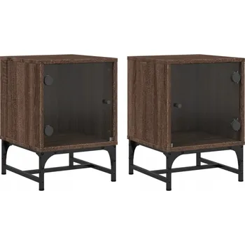 Noční stolek Noční stolek dub 35x37x50 cm, 2 ks