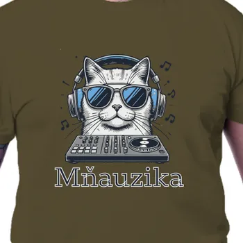 Tričko Kočky | Tričko s kočkou - DJ Mňauzika
