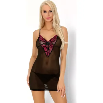 Dámská erotická košilka Dámská košilka Loritan chemise + tanga ZDARMA! - LivCo Corsetti S/M