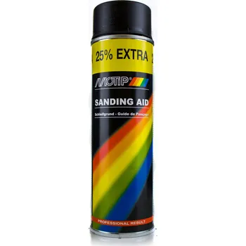 Barva ve spreji Kontrolní lak černý MOTIP 500 ml