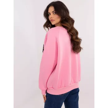 Dámská mikina Mikina EM BL 857 1.26X růžová jedna velikost