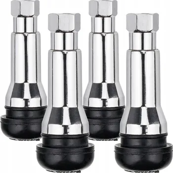 ventilky Ventilek pro bezdušové pneumatiky TR414 AC-P ABS (chromovaný) - 4 ks - Stix