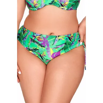 Dámské plavky PLAVECKÉ KALHOTKY SF 210/2 ZÁŘIVĚ ZELENÁ VIBRANT GREEN 2XL