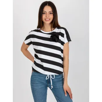 Dámská halenka Halenka RV BZ 8741.93 bílá a černá jedna velikost