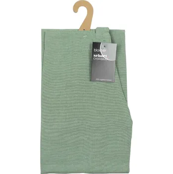 Talíř blokker Zástěra Chambray – zelená (jednotka za sníženou cenu) 0014082