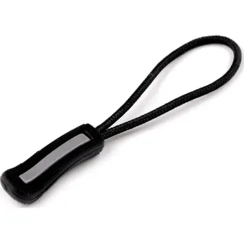 Zip Poutko / taháček na jezdce s reflexním prvkem 1 kus - černá