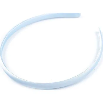 Čelenka Saténová čelenka - 19 modrá ledová