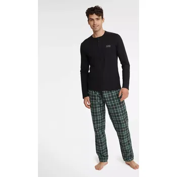 Pánské pyžamo Pyžamo Usher 40946-99X Černá - Henderson XL